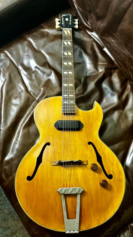 RARE Gibson ES-175 1954 - Blond - Peacock Refinished - MUST SEE!!!