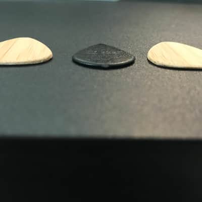 USA Made Bamboo Guitar Picks Plectrums Natural Wood image 4