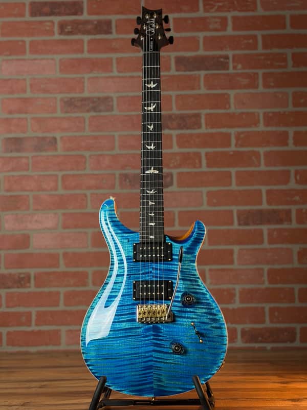 PRS Custom 24 10-Top Limited Edition Electric Guitar - Arctic Blue image 1