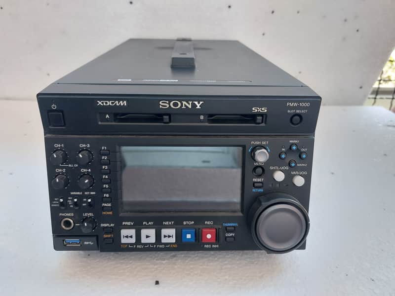Sony PMW 1000 Memory Recorder 1100Hrs only, Made in Japan image 1