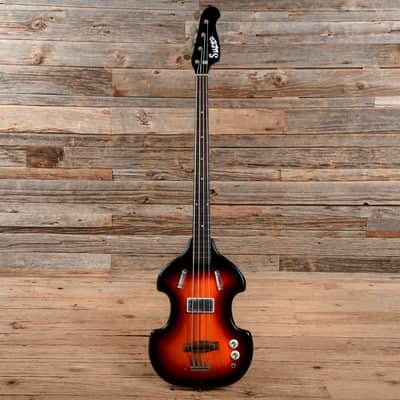 Supro Violin Bass Sunburst 1960s image 4