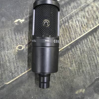 Audio-Technica AT2020 Large Diaphragm Cardioid Condenser Microphone 2010s - Black image 3