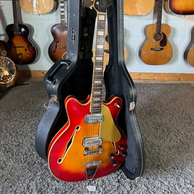 Fender Coronado II with Rosewood Fretboard 1967 - Cherry Red image 11