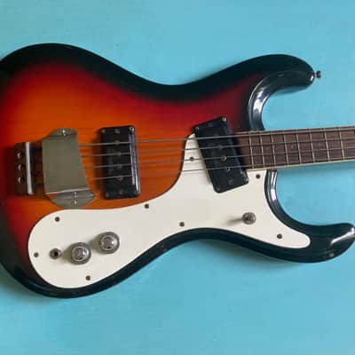 Mosrite Bass 1966 - Ventures style - Sunburst image 4