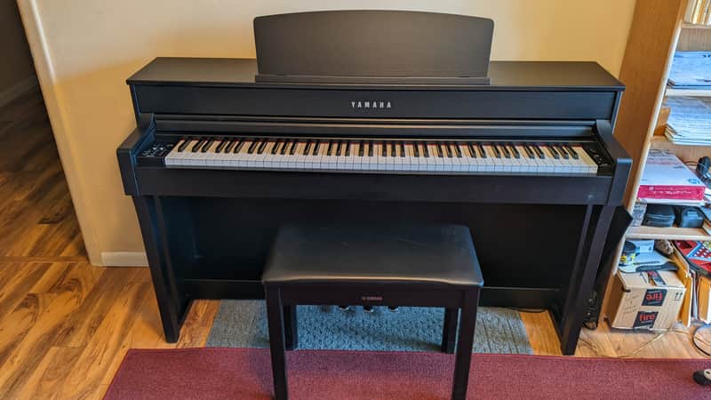 yamaha Clavinova clp-645 2019 Matte Black image 1
