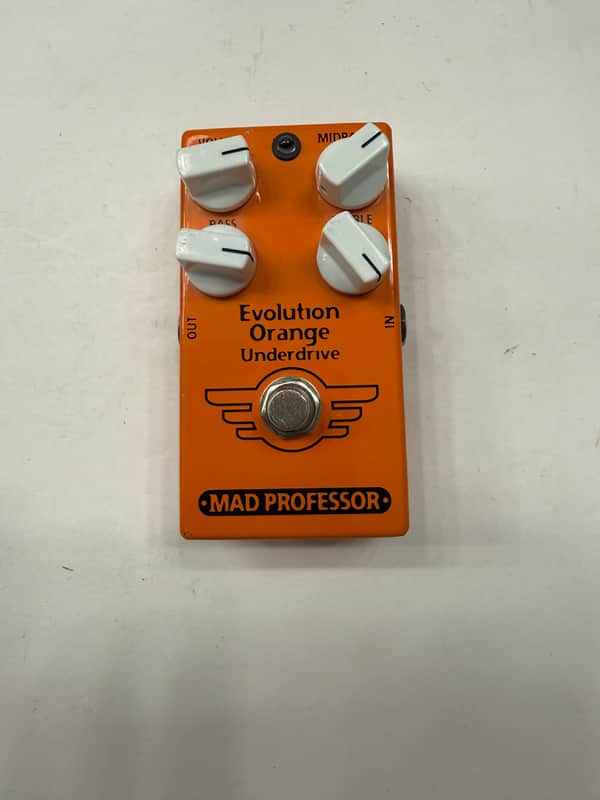 Mad Professor Evolution Orange Underdrive Overdrive Guitar Effect Pedal image 1