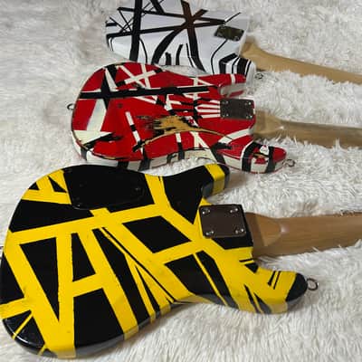 Eddie Van Halen Mini 30" Playable Guitar Set - Custom Built One Of A Kind Set - Great For Playing/Travel/Display image 19