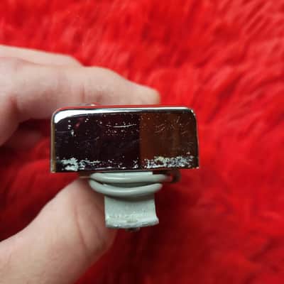 Unknown Brand Pair of Chrome Covered "Faux Buckers" Humbuckers - Possibly 1970's - 2000's - 2.98K and 3.06K - Ceramic Magnet - 49.5mm Pole Spacing - Possibly From Japan MIJ image 5
