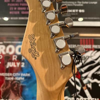 Stagg Strat SES30CAR 2020’s - Candy Apple Red image 7