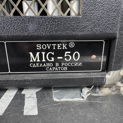 Sovtek Mig 50 Tube Amp Head Fully Serviced Made in Russia - 1994 image 9