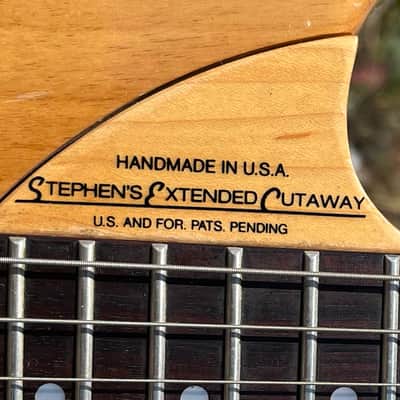 1990 Washburn N4 prototype  1 of a kind 24 fret neck image 7