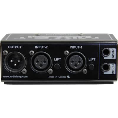 Radial Engineering MIX 2:1 2 Channel Stereo to Mono Mixer, passive image 7