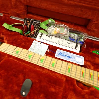 Ibanez JEM777-LG Steve Vai 30th Anniversary Limited Edition with Pink Pickups 2017 - Loch Ness Green image 17