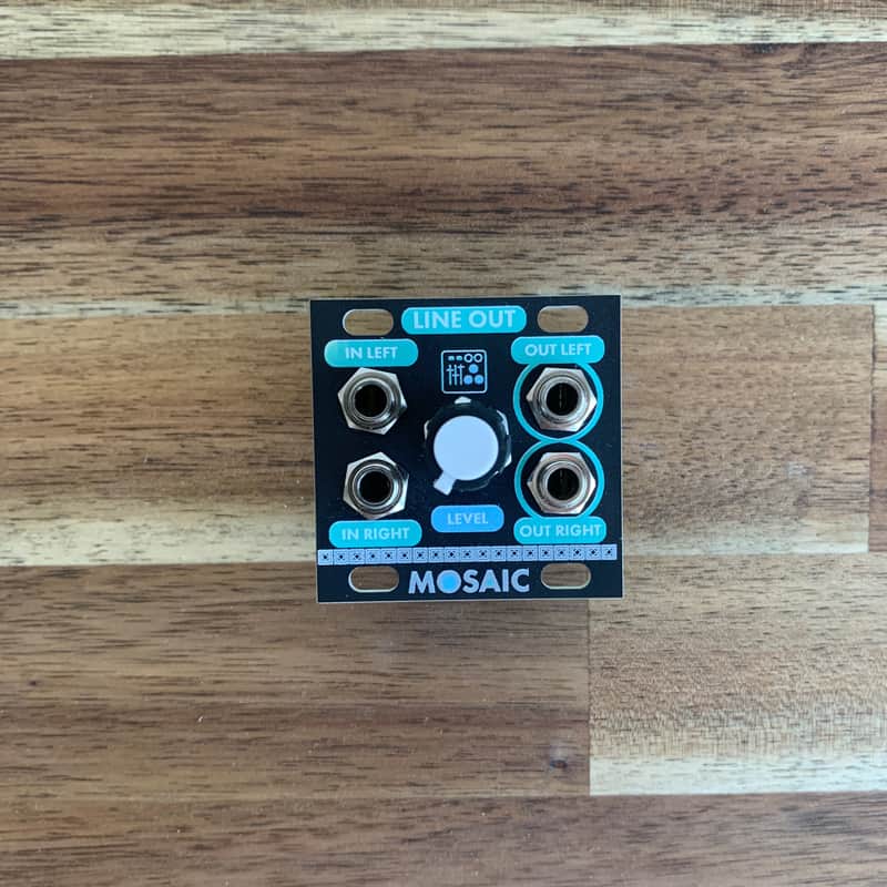 Mosaic Line Out Eurorack Module (Black) image 1