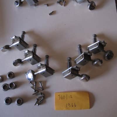 12 string vintage Rickenbacker Kluson Deluxe guitar tuners D-169400 360/12 1966 1965 1967 1968 1964 image 1