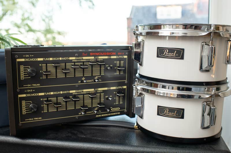 Pearl Syncussion. With Trigger toms, case, PSU, stands, cables + original Box. image 1