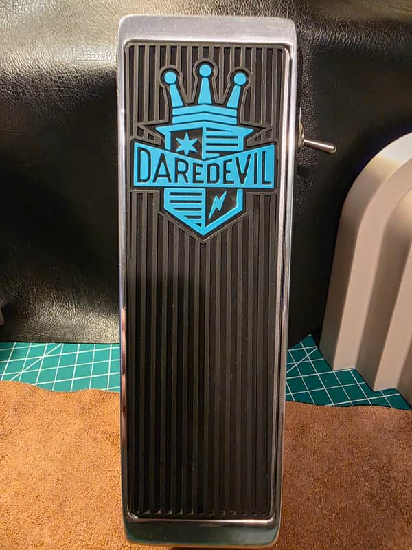 Dunlop DD95FW Cry Baby Daredevil Fuzz Wah 2023 - Present - Black / Chrome image 1