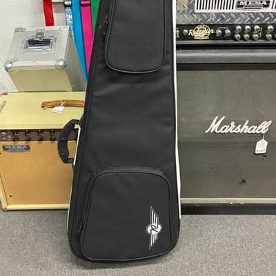 Reverend Linh Le Signature Lil Linhbacker in Purple Sparkle w/2 Tone Soft Case New Blem image 11