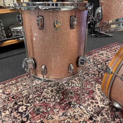 Ludwig Classic Maple Bop Drums 10" - 12" - 14" - 18" - Champagne Sparkle image 6