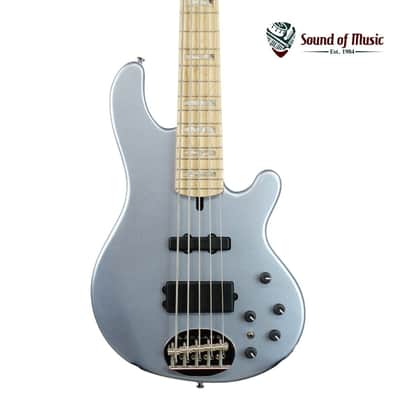 Lakland 55-02 Deluxe Bass Guitar - Ice Blue Metallic with Maple Fingerboard image 1