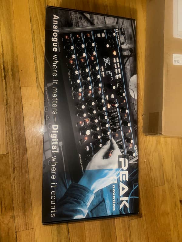 Novation Peak 8-Voice Desktop Synthesizer 2017 - Present - Black image 1