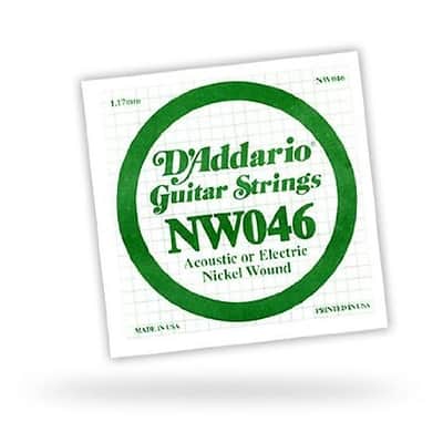 D'Addario Single Nickel Wound .046 String image 2