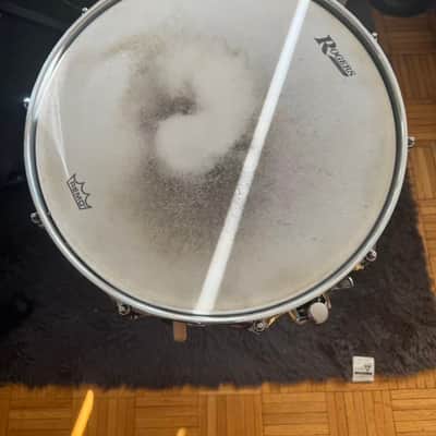 Rogers Dyna-Sonic 6.5x14" Wood Snare Drum White Marine Pearl image 2
