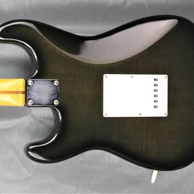 Fender Stratocaster ST'58 1992 - Blackburst Flame - RARE 'order made' Nitro japan import image 5