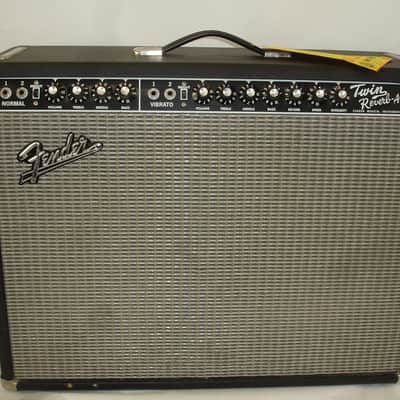 2001 Fender '65 Twin Reverb Reissue 85-Watt 2x12" Guitar Combo Amp w/ Cover imagen 2