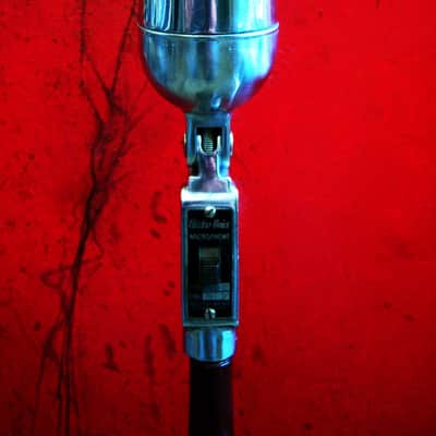Vintage RARE 1940's Electro-Voice 612 / 630 Omnidirectional Dynamic Microphone Hi Z w Astatic E6G desk stand 638 640 prop display image 5