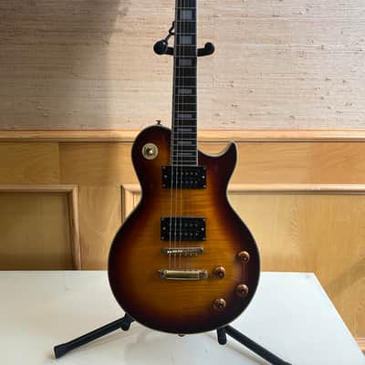 Aria Pro II PE-DLX MIK 1990's Quilted Brown w/ Hard Case | Reverb