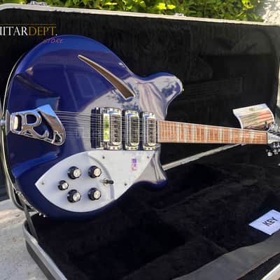 ♚TIMEWARP♚RARE♚2009 Rickenbacker 370-12 String ♚ MIDNIGHT BLUE ! ♚360♚£80 SETUP♚ image 1
