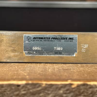 Vintage API 550A 500 Series Equalizer. 550 A. Huntington, NY. 1970s. Saul Walker 7289 image 4