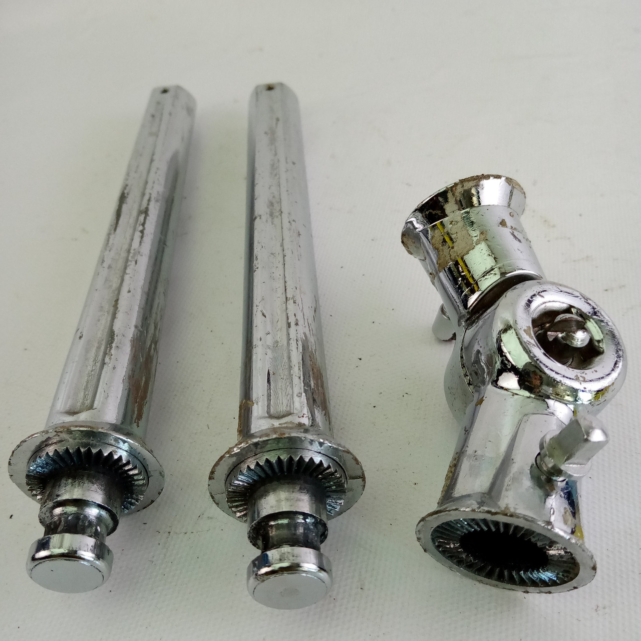 Premier Elite Single Bass/Tom Drum Ratchet Mount Arm Post Chrome Vintage 50s-60s — main photograph