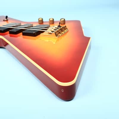 1984 Ibanez DT-870 Destroyer Bass Guitar Cherry Sunburst image 14