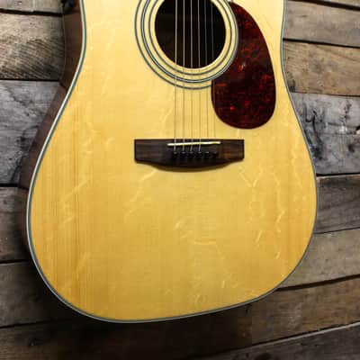 Cort Earth-70E NS Acoustic Electric Spruce Flame Top Guitar w/ gig bag image 2