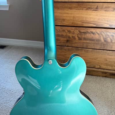 Epiphone ES-335 Traditional Pro Semi-Hollow Electric Guitar 2022 Inverness Green image 9