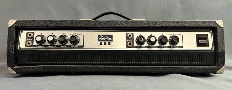 Kustom III Vintage Bass Head 1970's - Black Model: 111-b image 1
