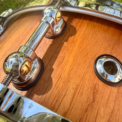 PEARL SCD1450MK/186 STAVE CRAFT MAKHA 14”X5” - HAND RUBBED NATURAL MAPLE snare drum image 7