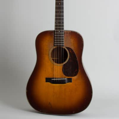 C. F. Martin  D-18 Shade Top Flat Top Acoustic Guitar (1941), ser. #78979, black hard shell case. image 1