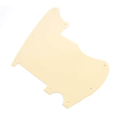 Jazzcaster / telemaster Hybrid Style Guitar Pickguard ,no pickup, 1ply Cream image 2