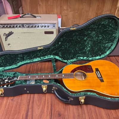 Epiphone FT-79 AN Inspired by Texan Reissue Acoustic Electric Guitar -2009 - Antique Natural w/hard case image 24