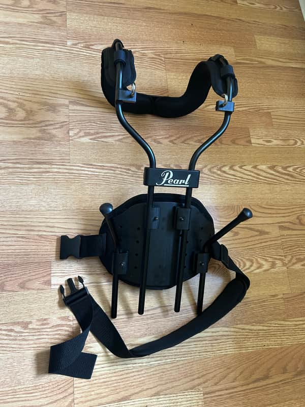 Pearl CXB2 CX Airframe 2 Marching Bass Drum Carrier 2010s - Black image 1