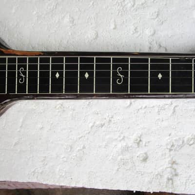 O'Dell Lap Steel Guitar, 1950's, Made By Magnatone, Purple Pearloid image 4