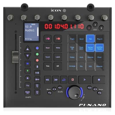 iCon Pro Audio P1-Nano Compact DAW Control Surface Bundle with D5 Display image 2