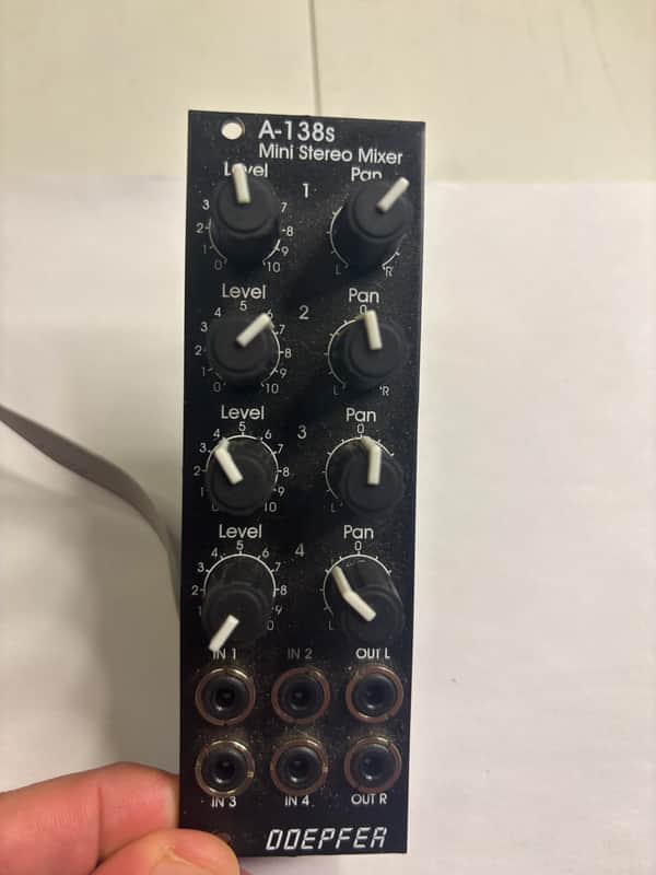 Doepfer A-138s Mini Stereo Mixer 2010s - Black image 1