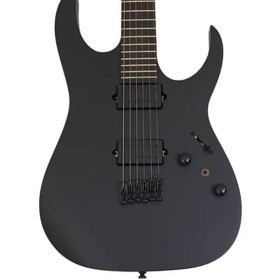 Ibanez RGRTB621 Iron Label Guitar Black Flat B Stock image 2