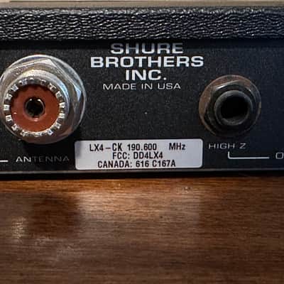 Shure LX4-V Wireless Receiver image 3