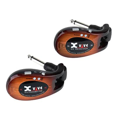 Xvive U2 Complete Guitar Bass Instrument Wireless System Sunburst w Case image 2
