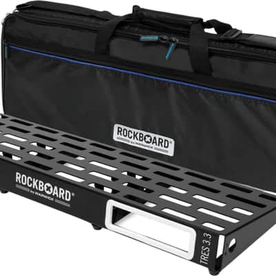 RockBoard TRES 3.3 Pedalboard, 28.5" x 9.3" w/ Softcase image 1
